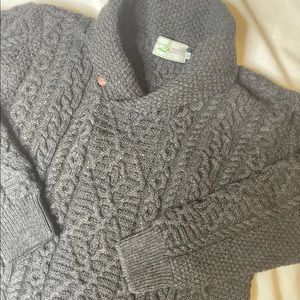 Original Aran co. 100% wool fisherman sweater Size XL